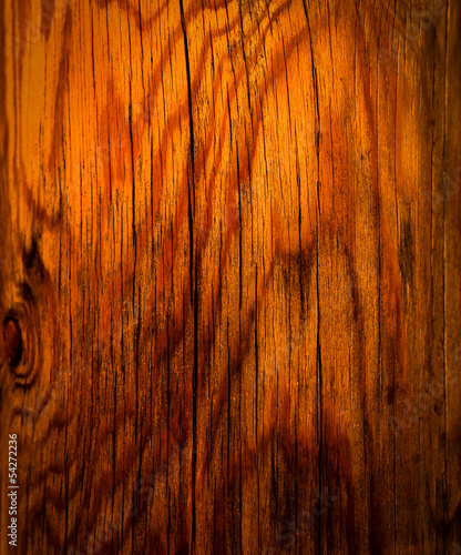 Detail of a Wood Wall in Late Afternoon Sun