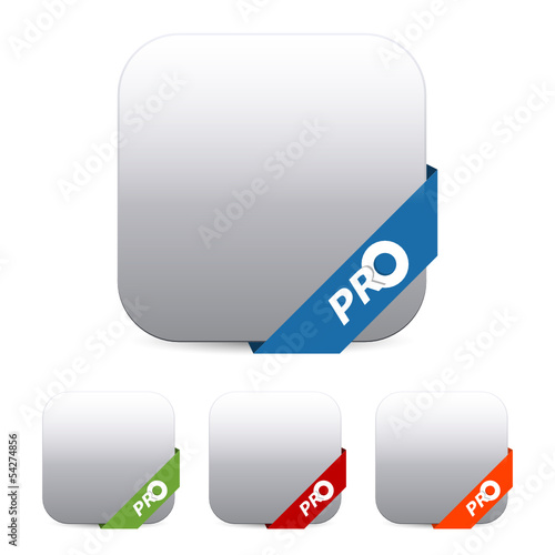 PRO Icons-apps vorlage photo