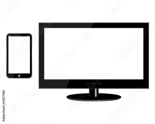 TV and mobile phone