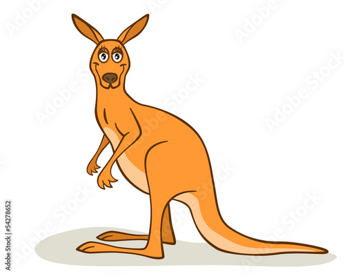 Cartoon kangaroo