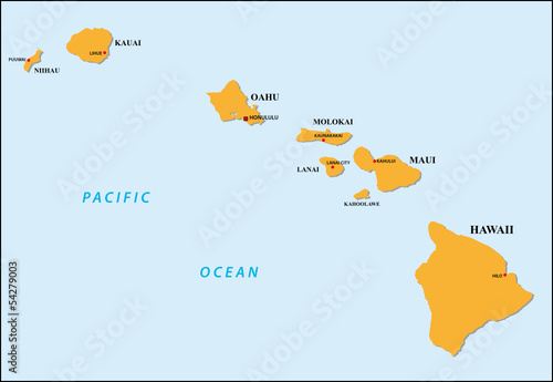 Hawaii map
