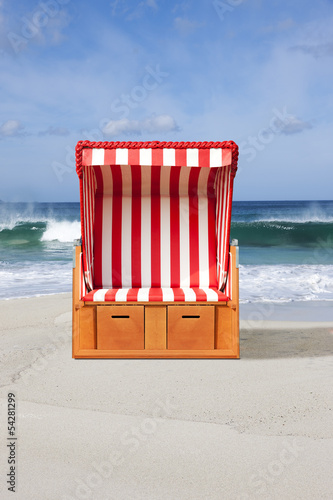 Strandkorb Meer