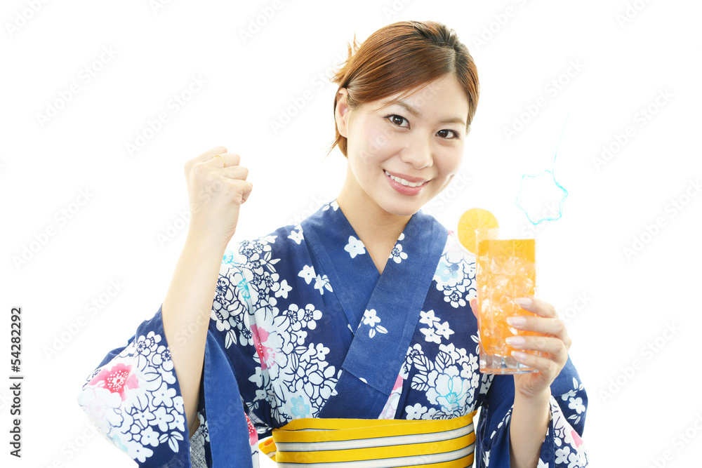 笑顔の女性