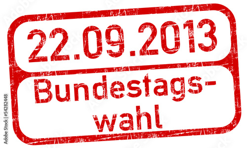 Bundestag Wahl Stempel  #130716-svg04