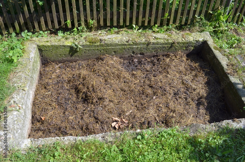 Obraz premium Dung storage