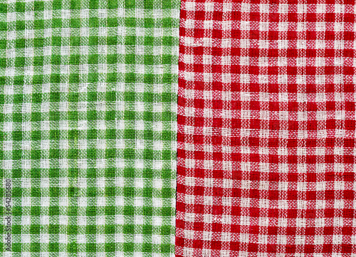 Red and Green checkered background.