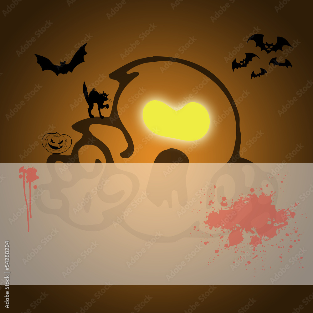 Happy Halloween design and concept Happy Halloween design and concept