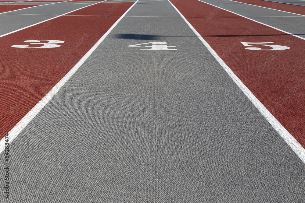 Fototapeta premium Running track background