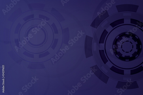 creative tech blue background