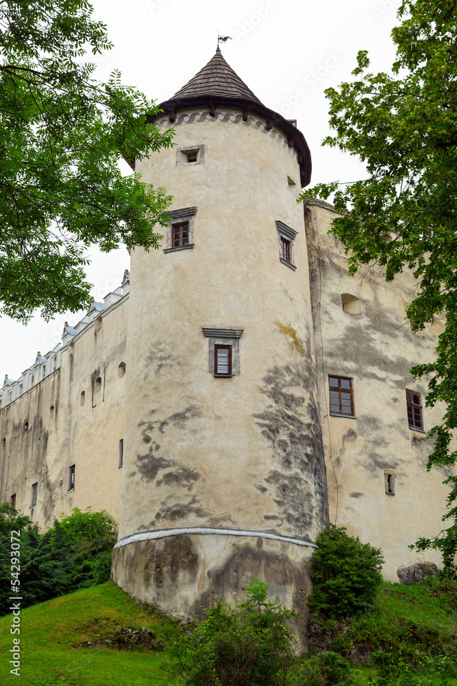 Medieval Niedzica Castle in Poland