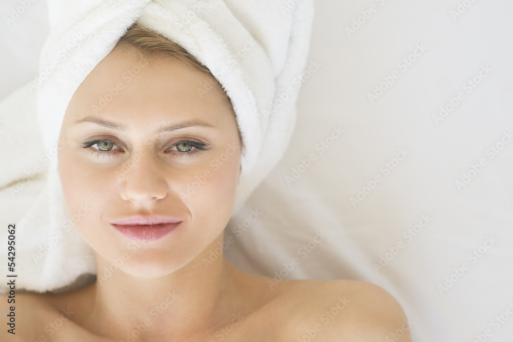 Relaxed Woman In Health Spa Relaxed Woman In Health Spa