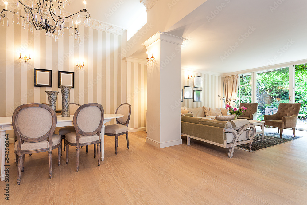 Fototapeta premium Vintage mansion - living room
