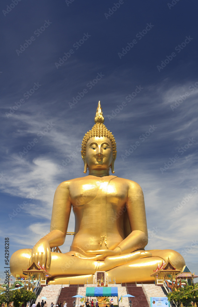 big statue image of buddha at Wat muang,Angthong,Thai land big statue image of buddha at Wat muang,Angthong,Thai land