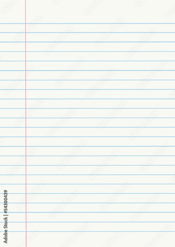 Notebook paper Notebook paper