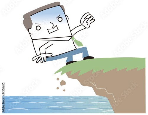 崖っぷちのビジネスマン