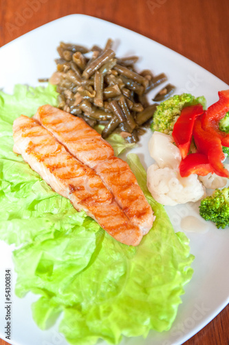 salmon steak