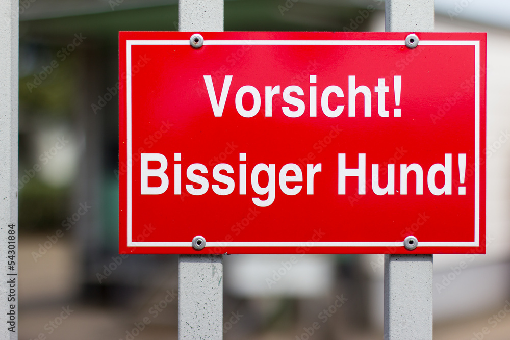 german sign vorsicht bissiger hund german sign vorsicht bissiger hund