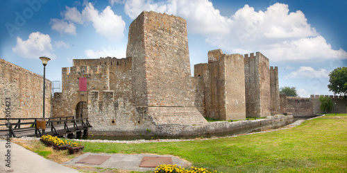 Smederevo fort on Danube river was built betwen 1428 and 1430. S photo