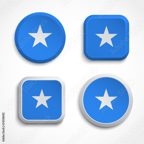 Somalia flag buttons