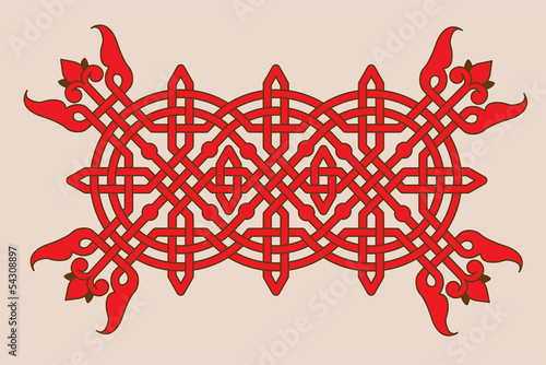Red pattern