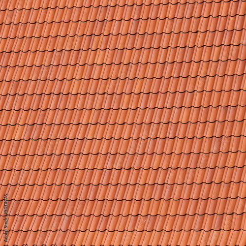 Red roof tiles