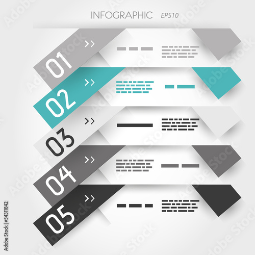 turquoise five oblique long sticker options