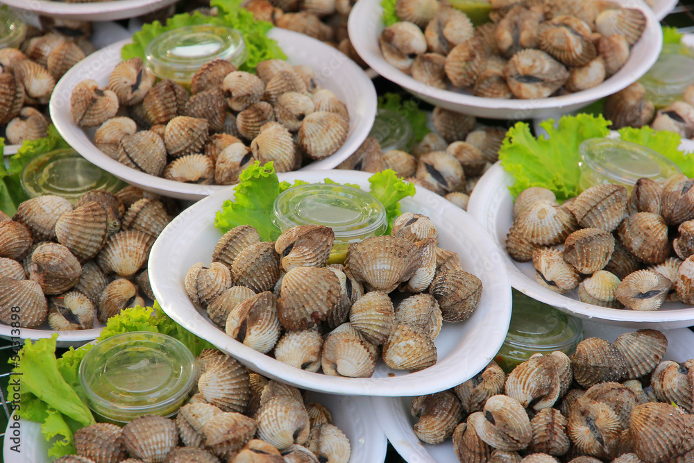 Seafood scallops. Seafood scallops.