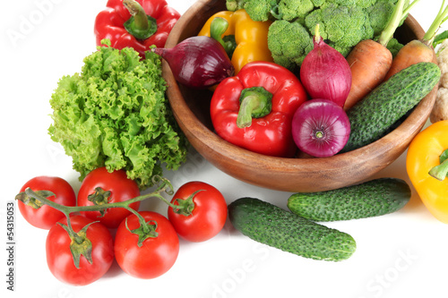 Fresh vegetables close up