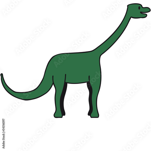 Cute Long Neck Dinosaur