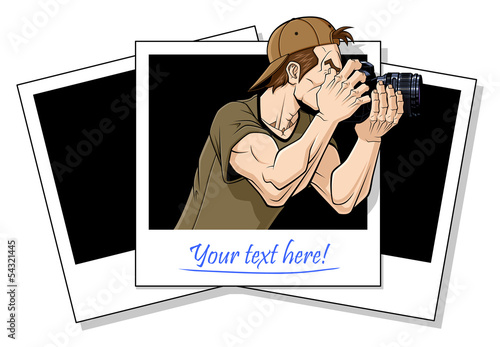 Photographer in action