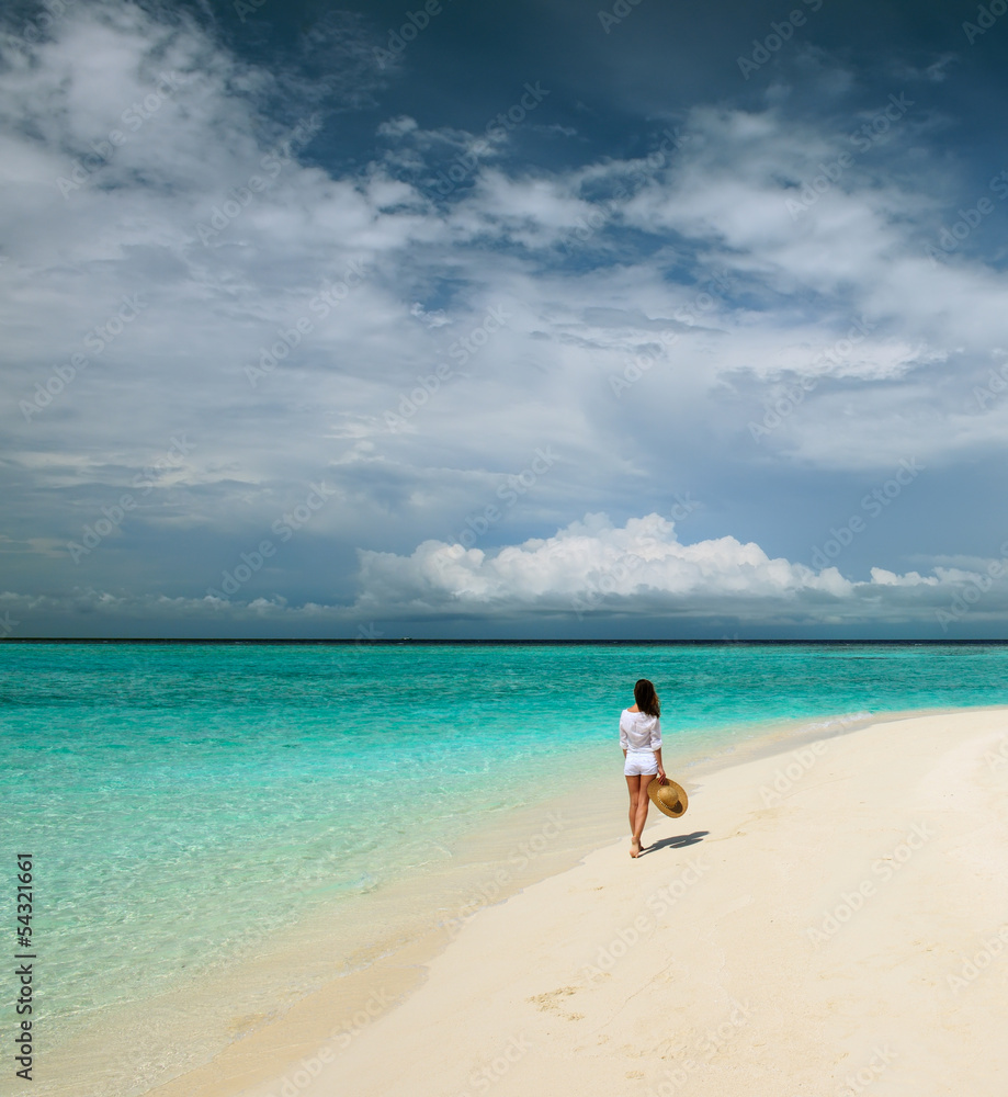 Woman at beach