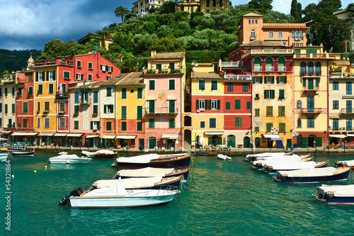 Portofino village on Ligurian coast  Italy