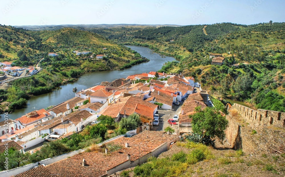 Rio Guadiana, visto do Castelo de Mértola