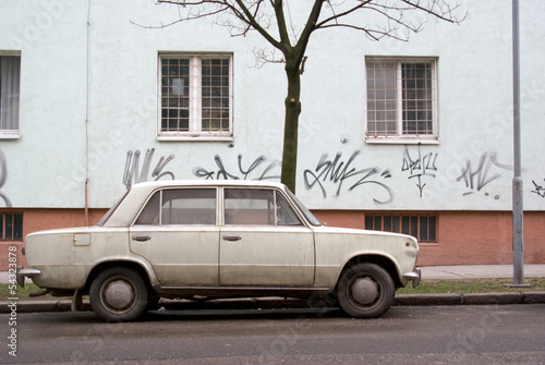 Very old car which needs to fixed or changed