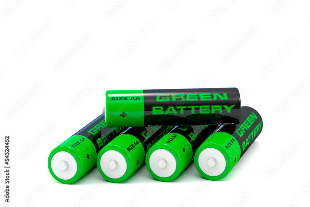3D Illustration von Batterien 3D Illustration von Batterien