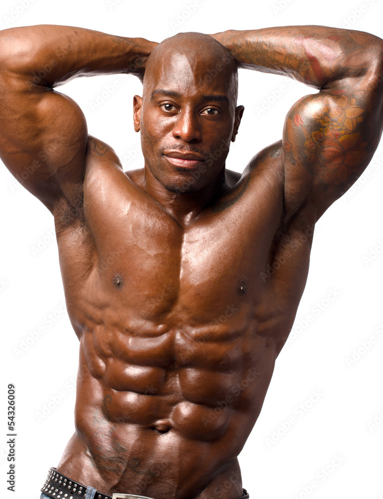 Strong bodybuilder man with perfect abs, shoulders,biceps, chest Strong bodybuilder man with perfect abs, shoulders,biceps, chest