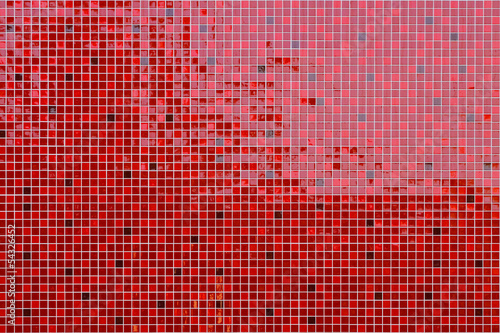 Glossy red tiles small photo