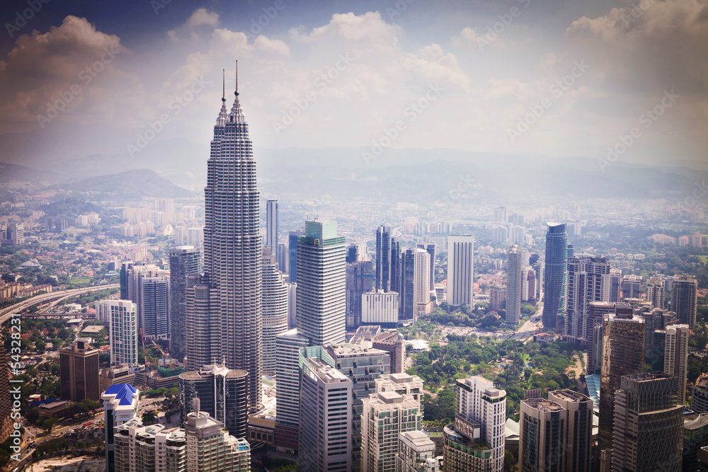 Fototapeta premium nowoczesne miasto w Kuala Lumpur