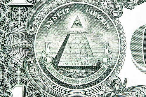 Fotografie Great Seal on the dollar