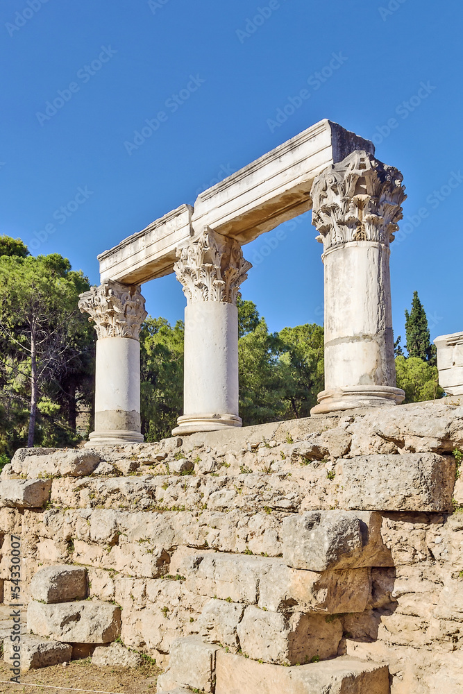 octavia temple in ancient corinth