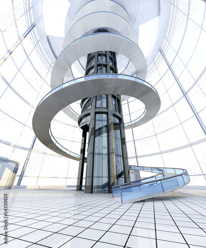 Futuristische Architektur