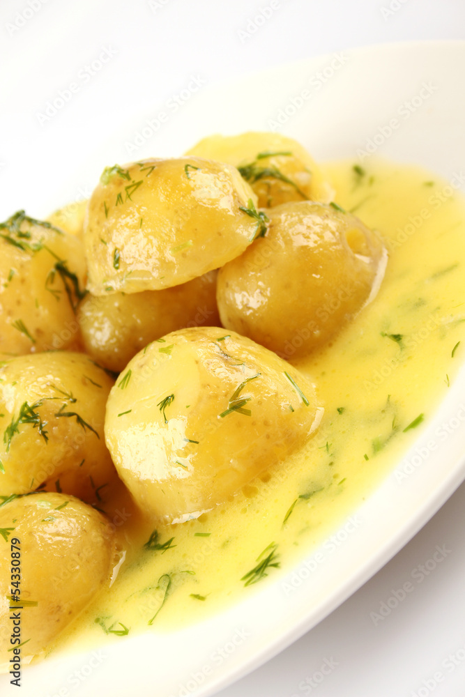 New Potato Bowl Boiled Food New Potato Bowl Boiled Food