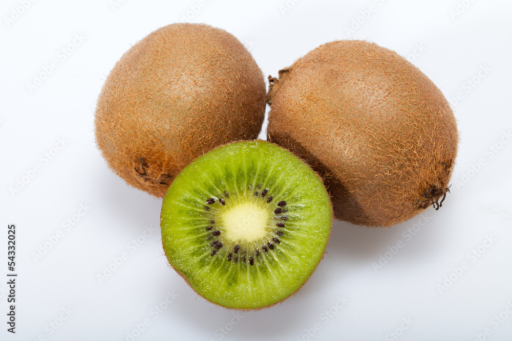 kiwi fruit isolated on white background kiwi fruit isolated on white background