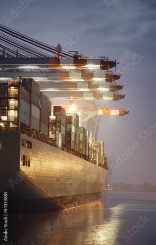 Container Terminal in Hamburg