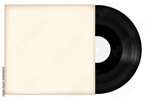 Vinyl record with cover