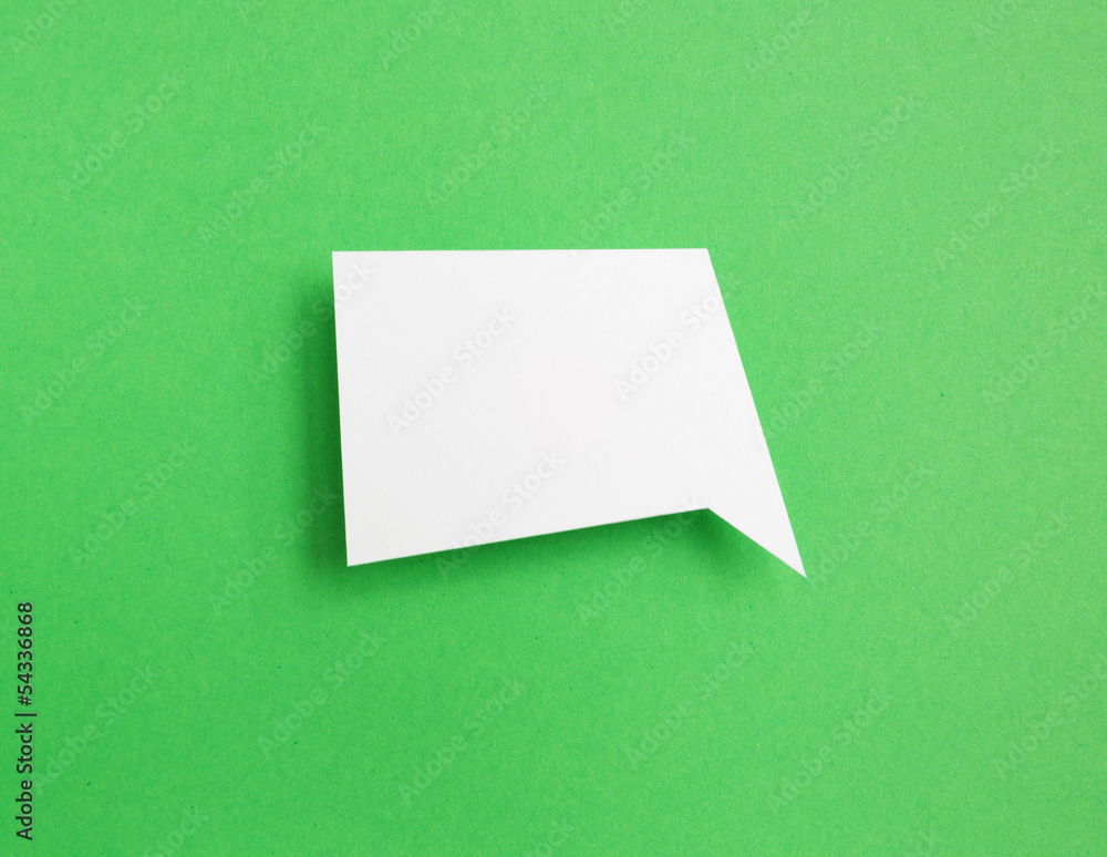 paper speech bubble paper speech bubble