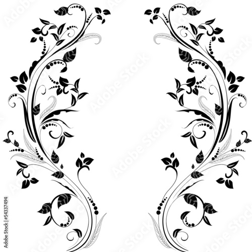 Vintage floral pattern