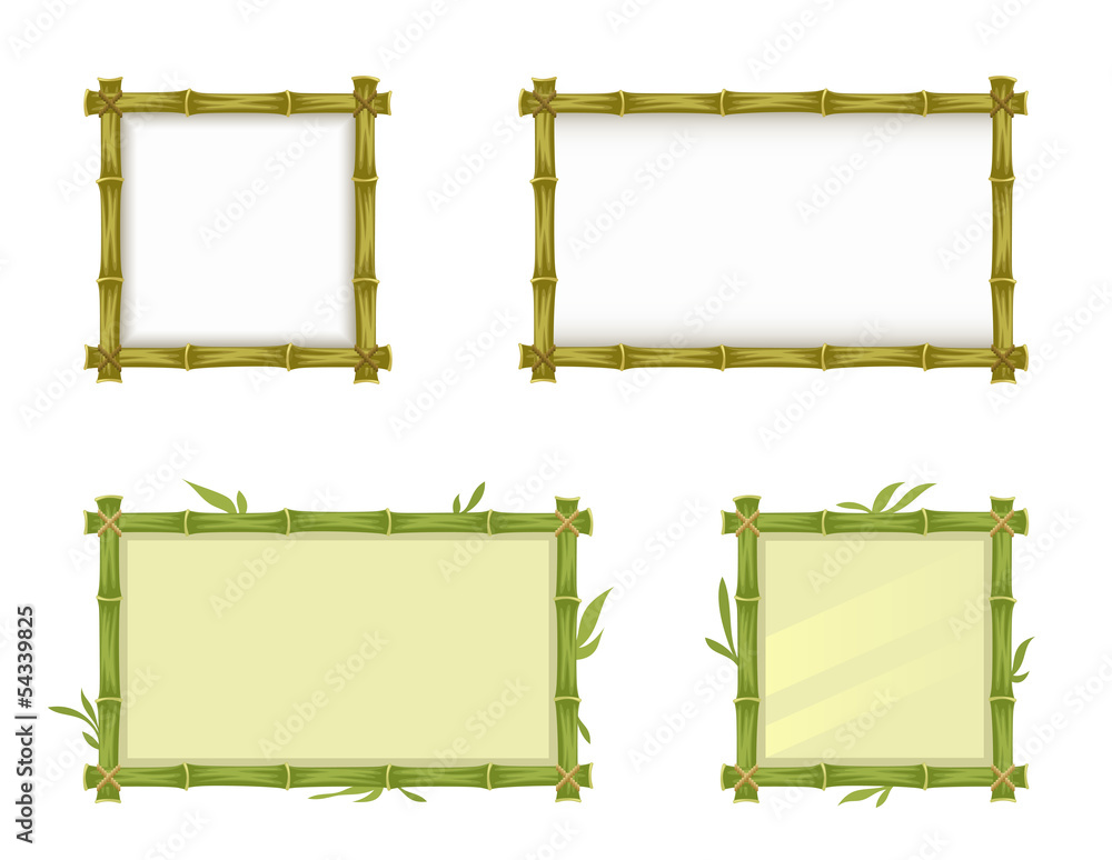 Naklejka premium Bamboo frame
