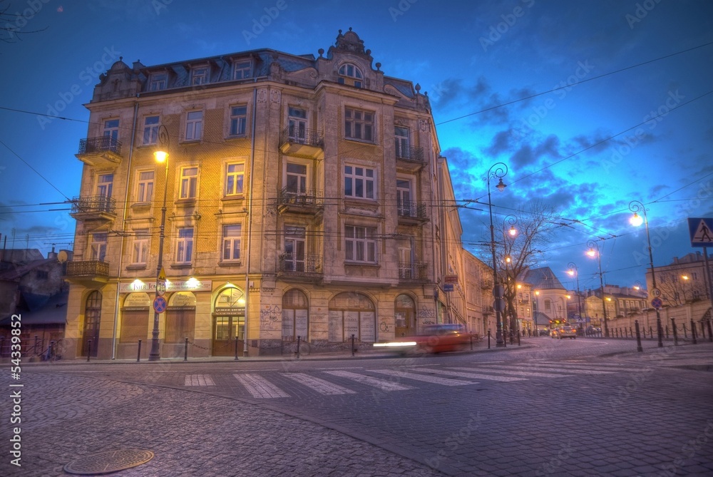 Obraz premium Lublin City streetview