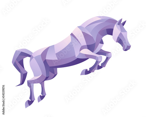 Jumping horse